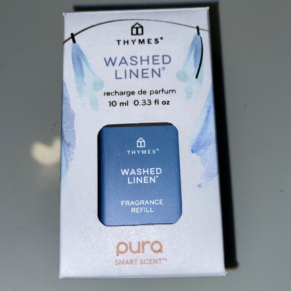 NIB!  PURA Smart Scent Thymes WASHED LINEN Fragrance Refill